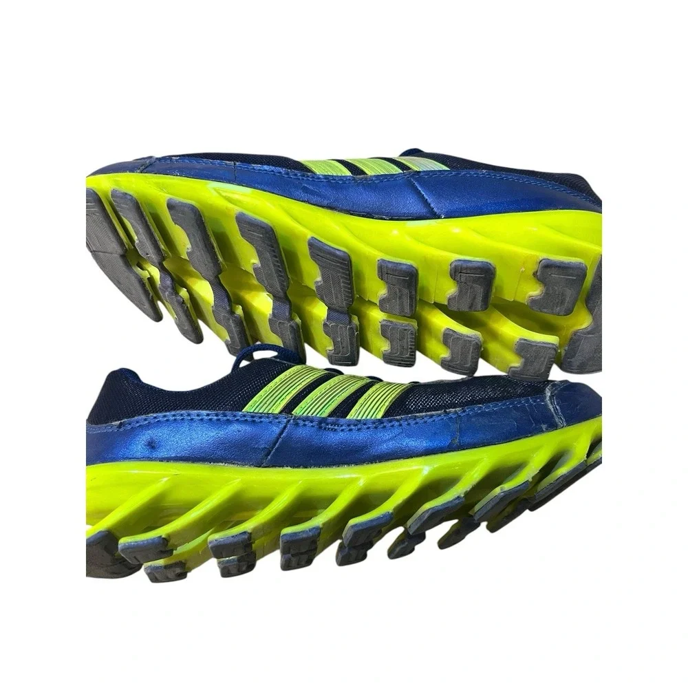 Adidas Men's Climawarm Running Shoes Neon‎ Blue G89687 Low Top Sneakers Size 8.5